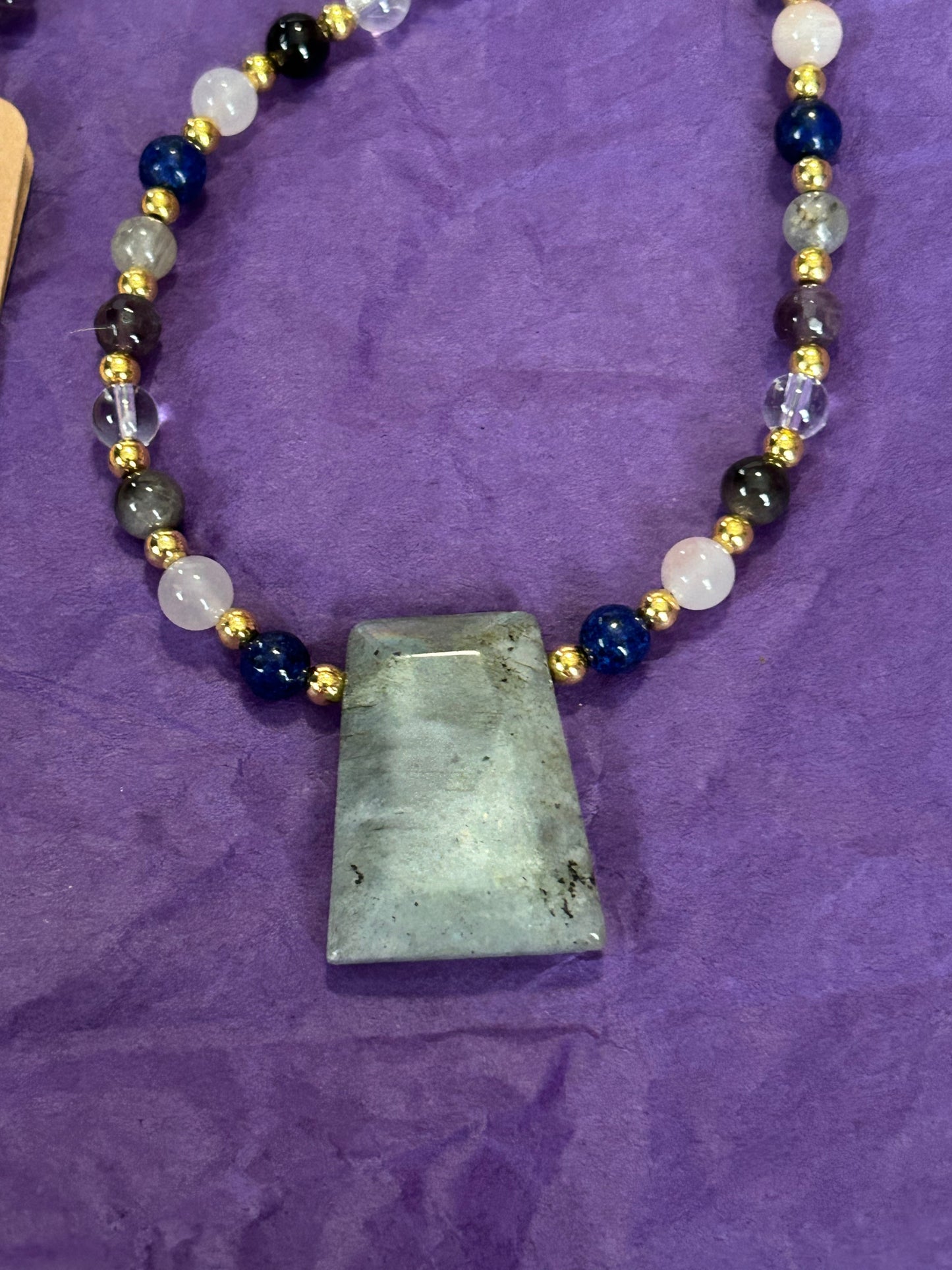 Egyptian Style Labradorite necklace