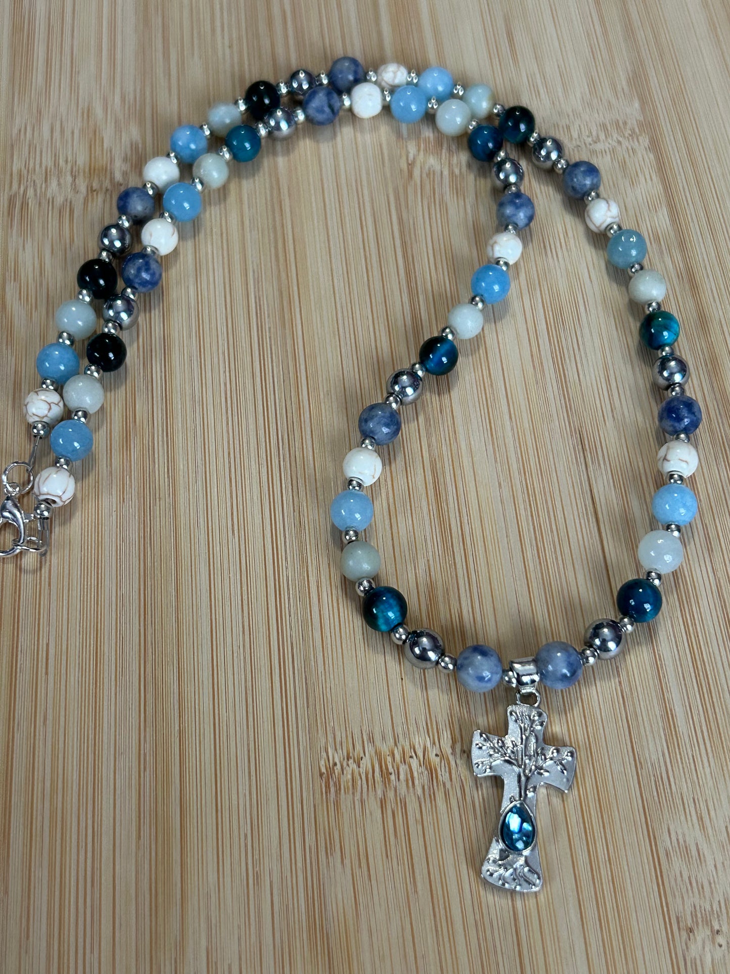 Tree of Life Cross necklace