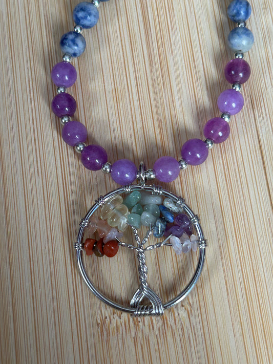 Chakra Color Block Tree of Life