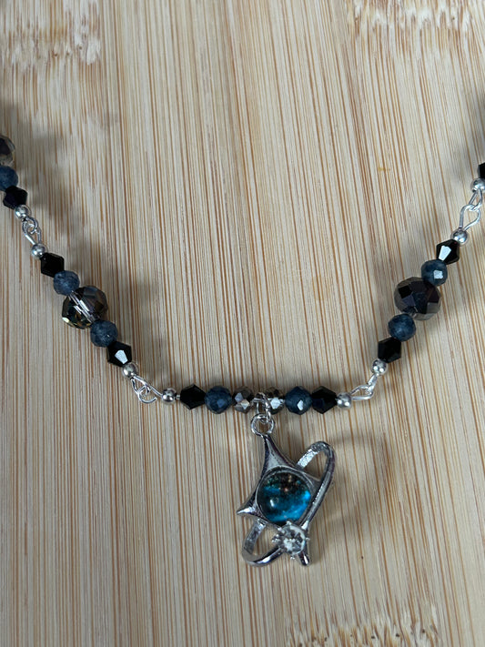 Celestial Midnight Linked Necklace