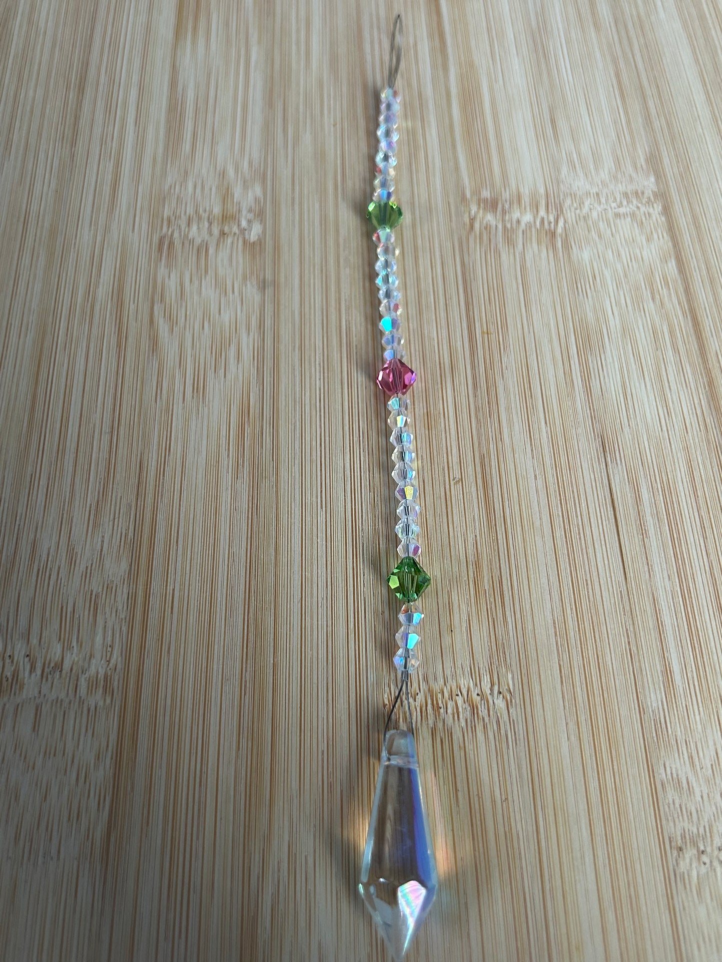 Short crystal sun catcher