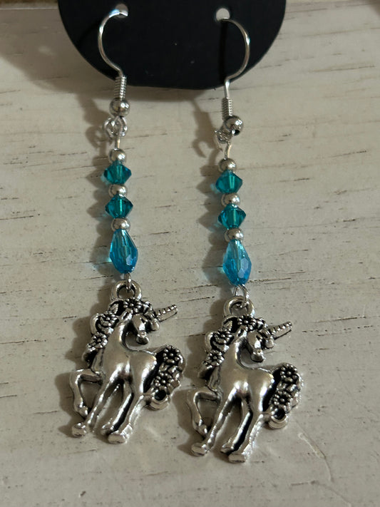Blue Crystal Unicorns