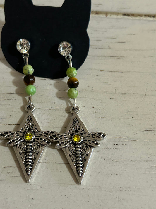 Dragonfly earrings