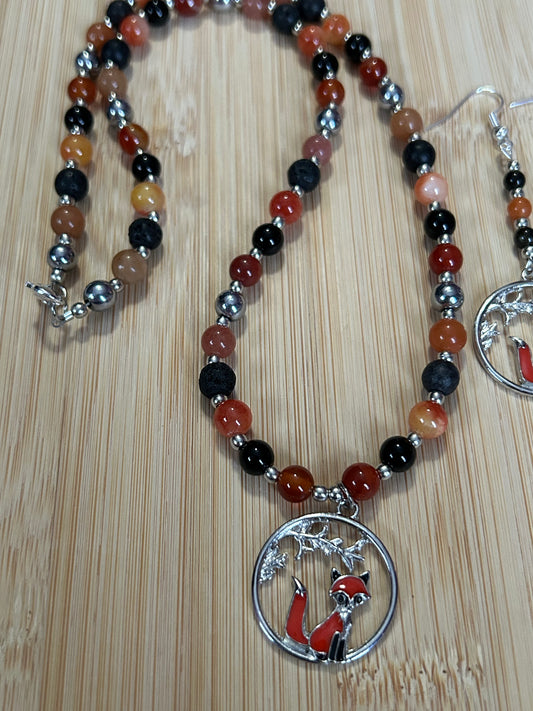 The "Clever Spirit" Fox Necklace