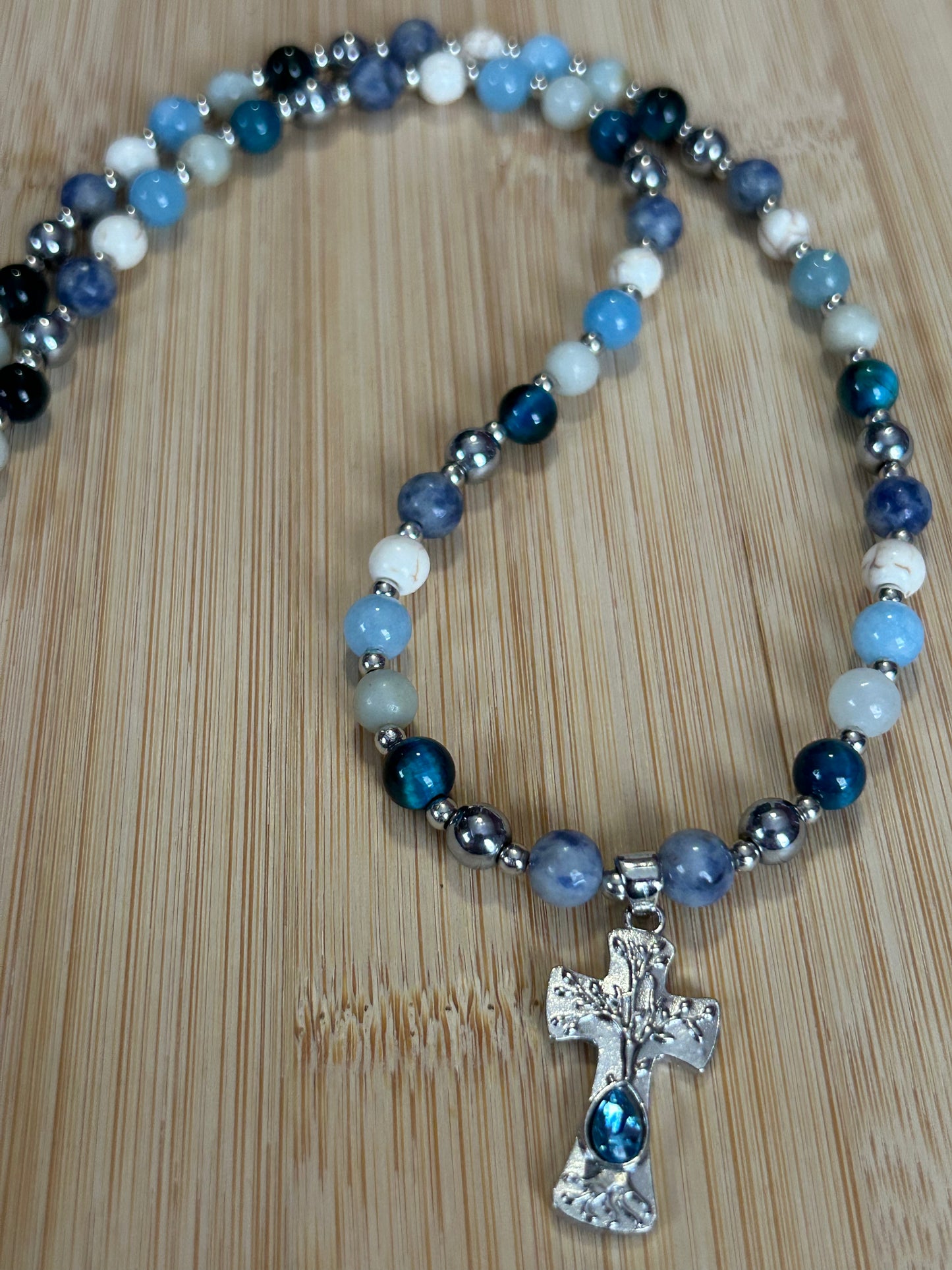 Tree of Life Cross necklace