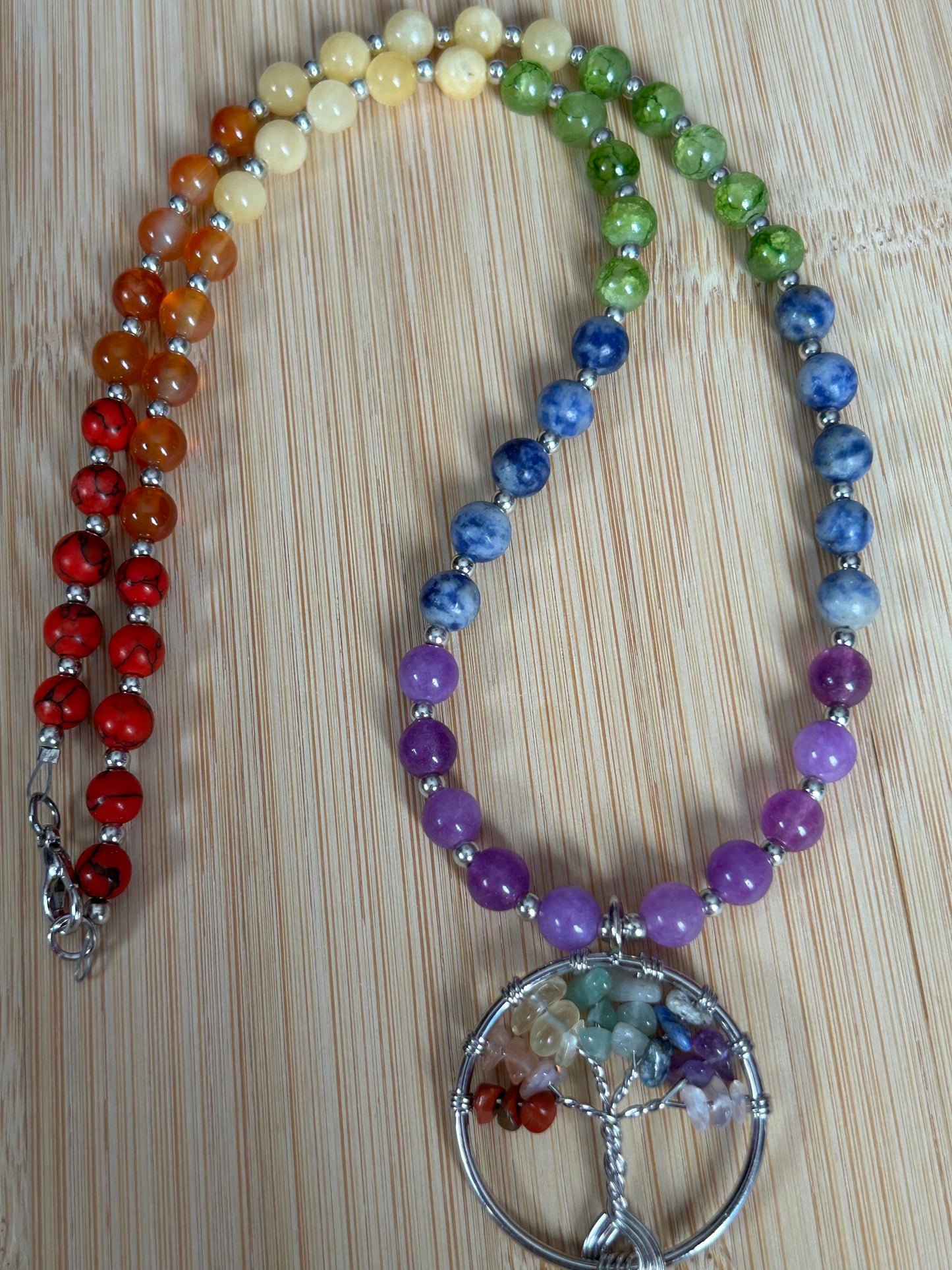 Chakra Color Block Tree of Life