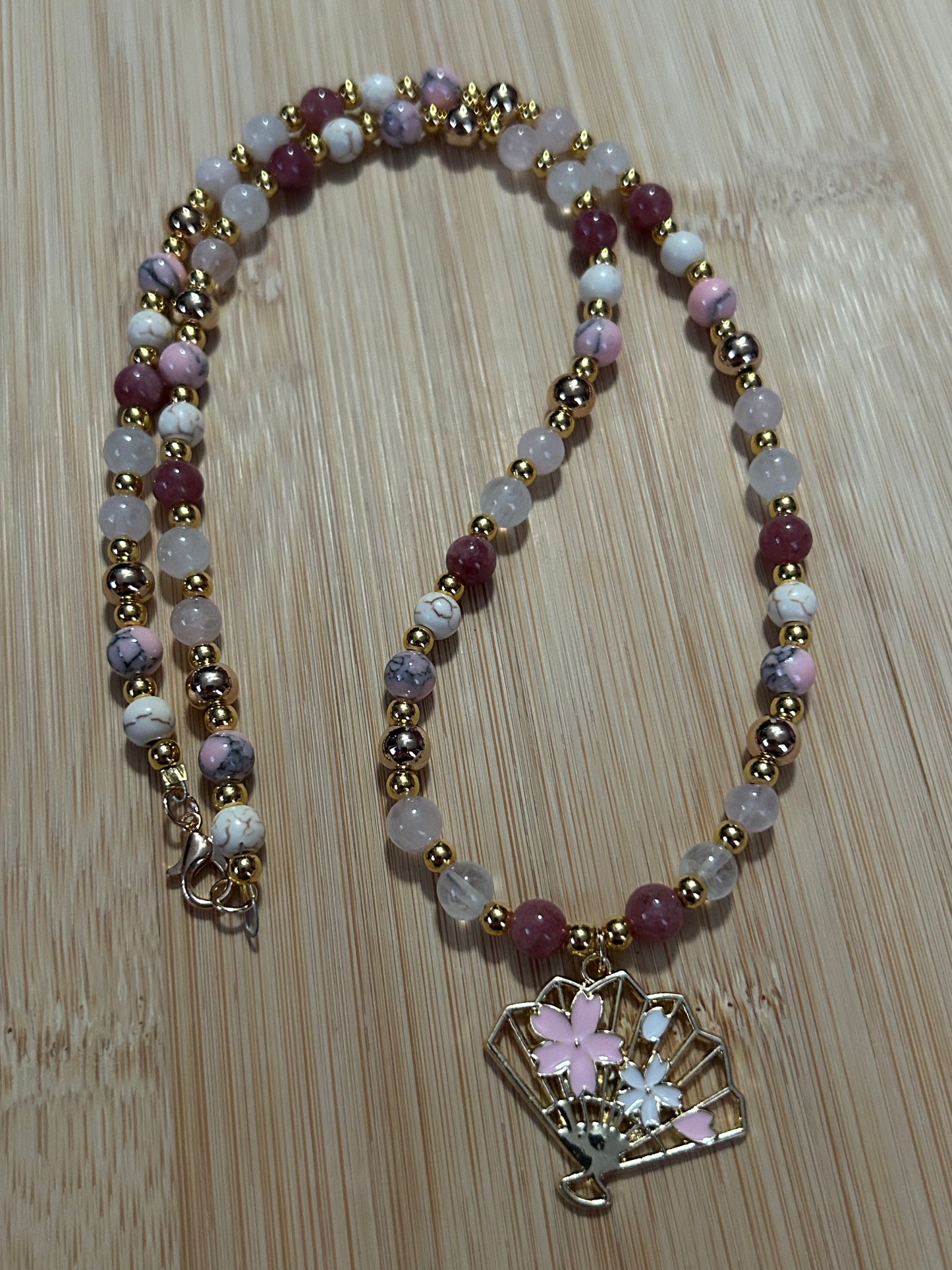 Petal Fan necklace