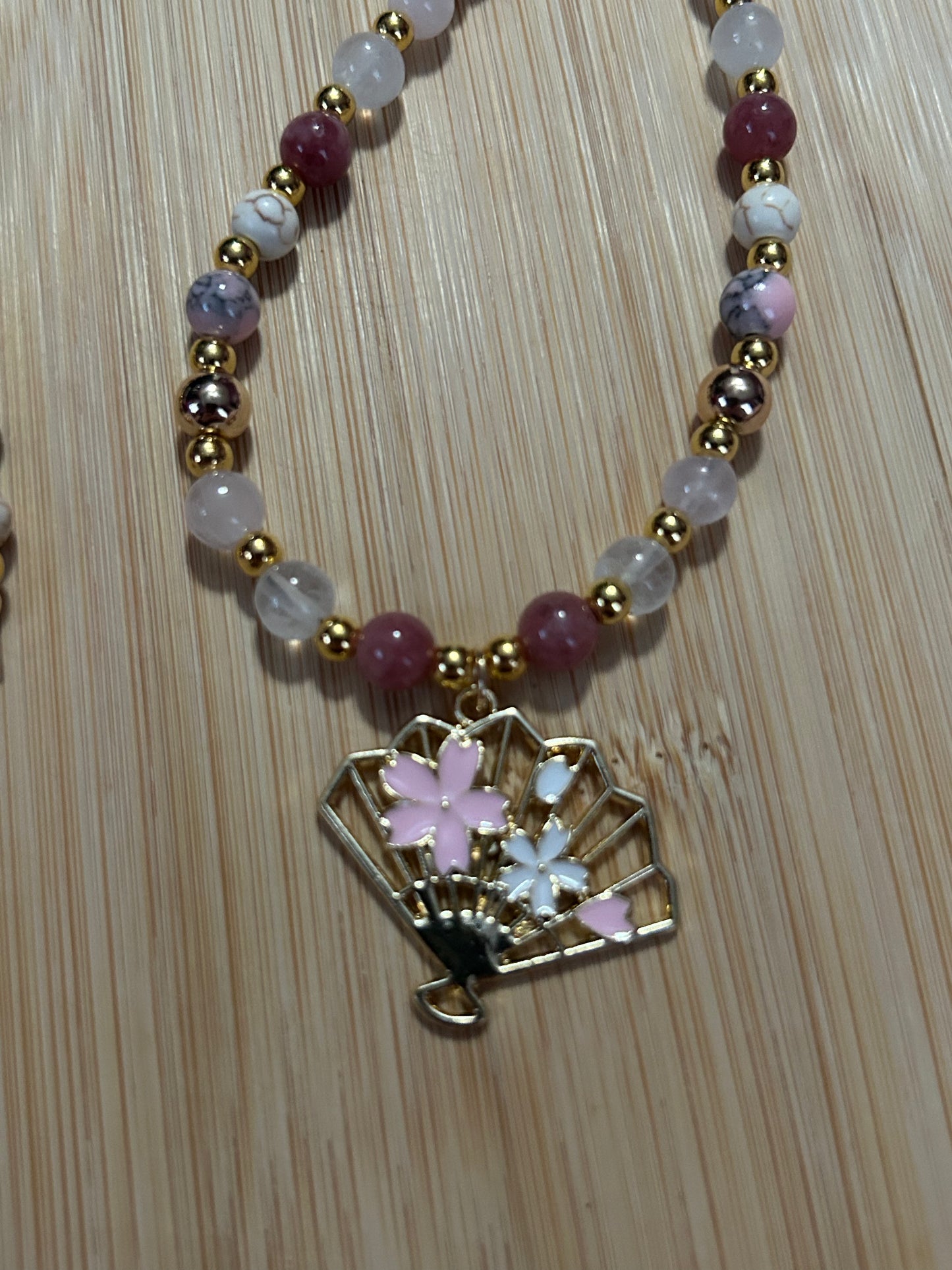Petal Fan necklace