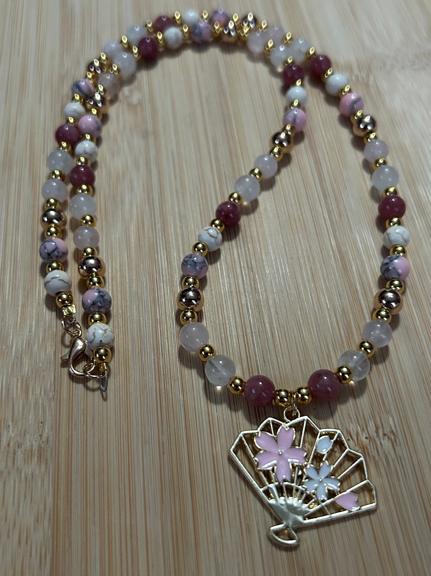 Petal Fan necklace