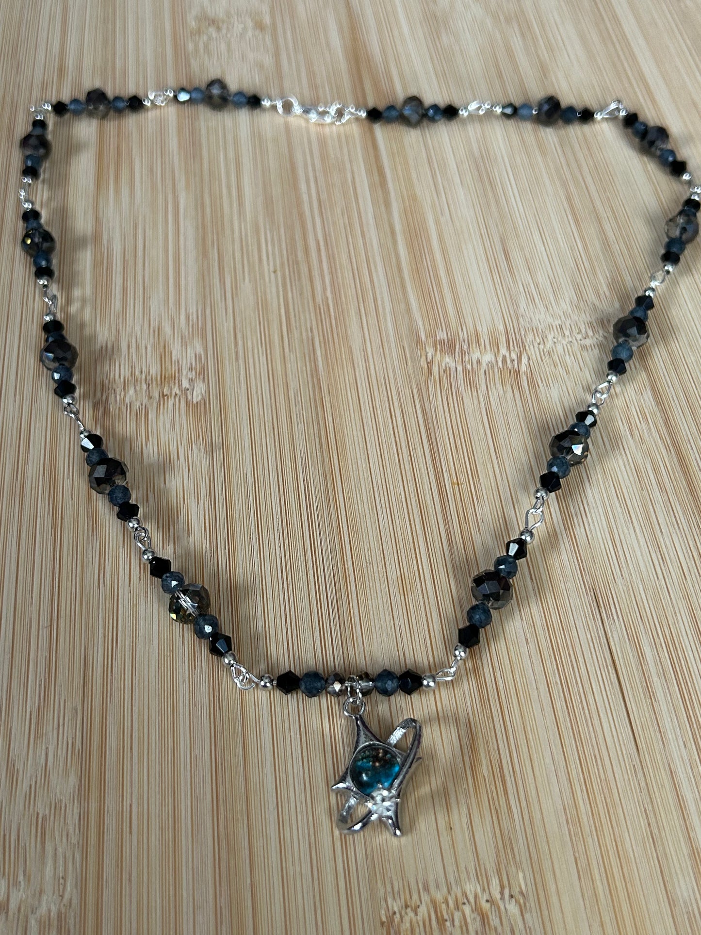 Celestial Midnight Linked Necklace