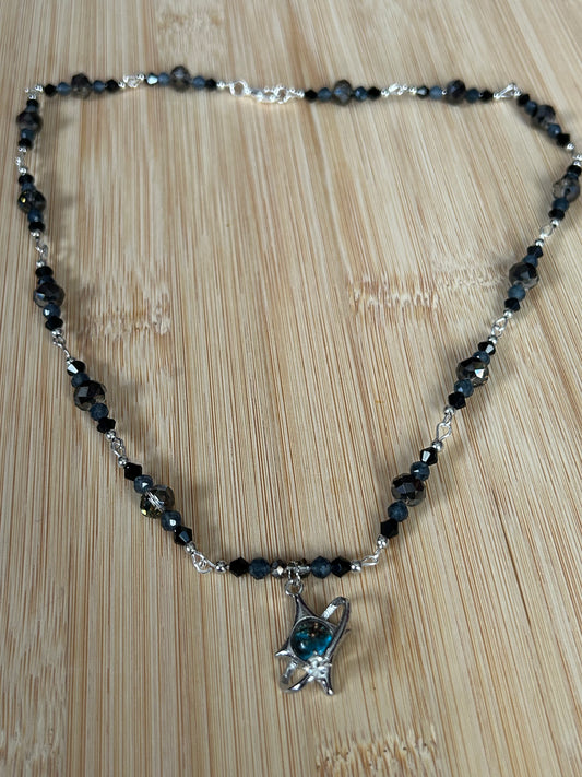 Celestial Midnight Linked Necklace