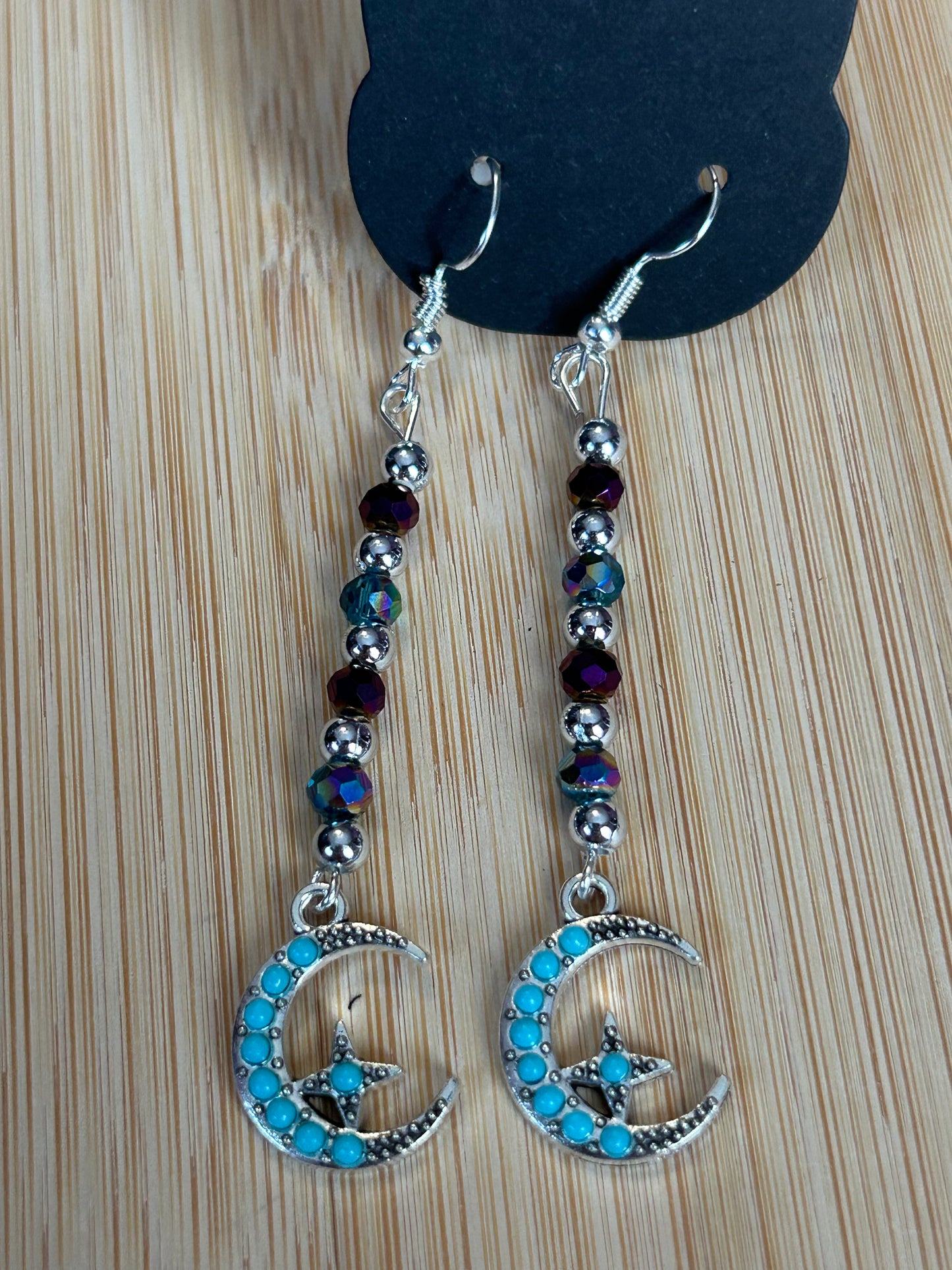 Twilight and Teal Hope earrings