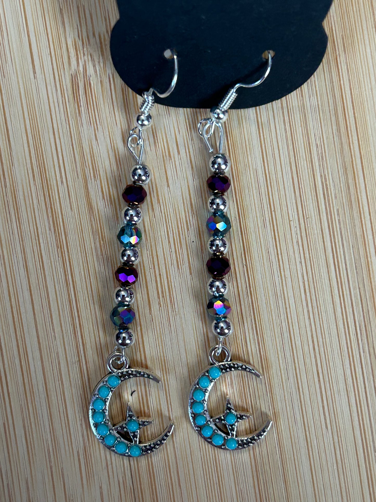 Twilight and Teal Hope earrings