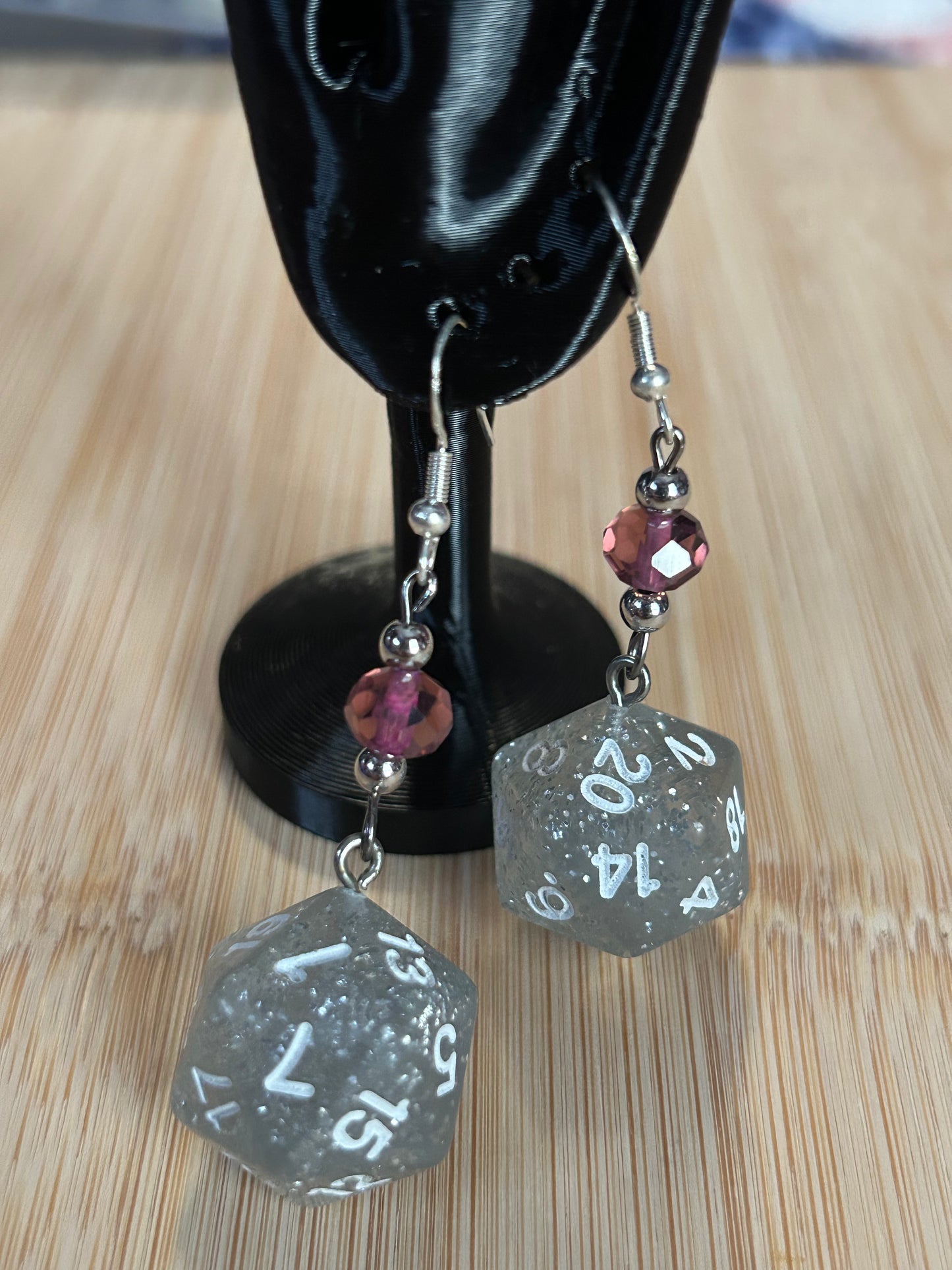Pink d20